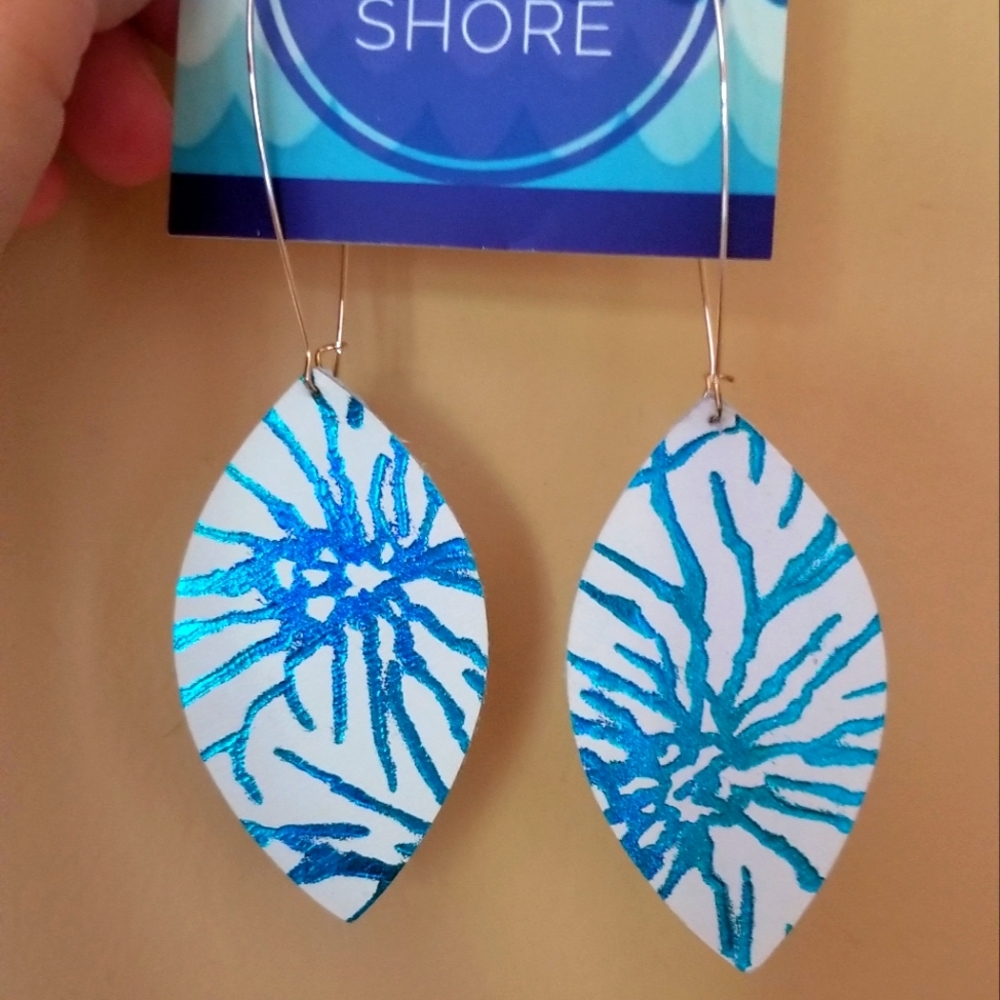 Leather earrings